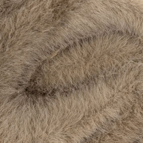 Plush Hanging Bows with Loop, 14 x 16 cm, Set of 3, Beige and Brown | Floristik24.co.uk