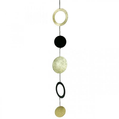 Product Christmas decoration black gold hanging decoration 5 elements 79cm