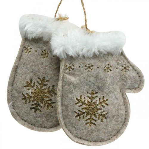 Product Christmas trailer felt winter motifs 7×12cm 6pcs