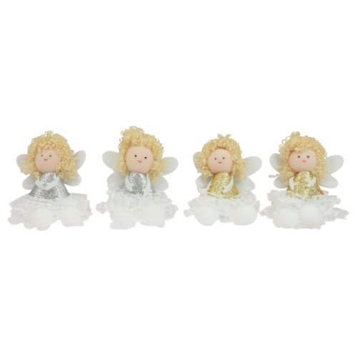 Product Angel Pendant Tree Decoration Christmas Decoration H13.5cm 4 pcs