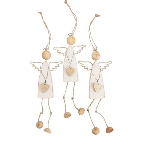 Floristik24 Angel pendant Christmas decoration to hang H22cm 3pcs