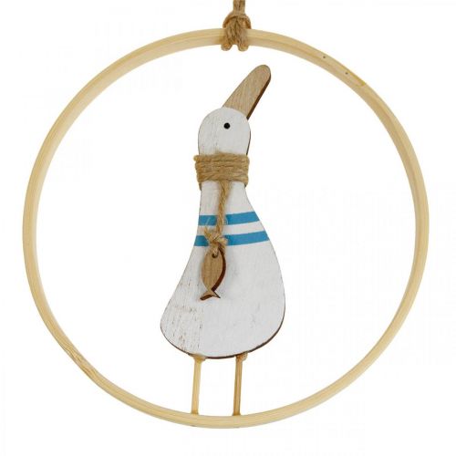 Product Hanging decoration window decoration hanger maritime decoration duck Ø15cm 4 pieces