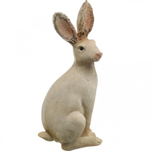 Product Easter bunny figure for hanging Easter decoration polyresin H9.5cm 4pcs