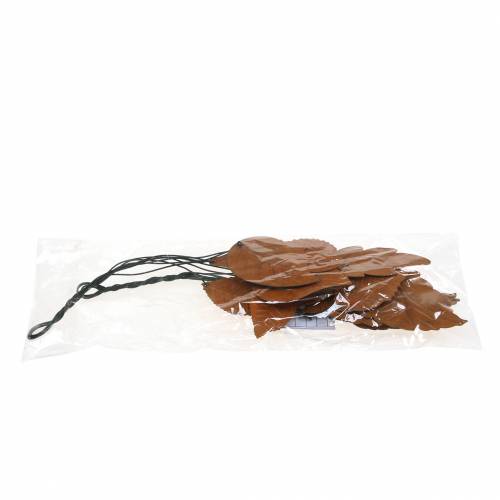 Floristik24 Deco hanger autumn leaves patina metal H25cm 2pcs