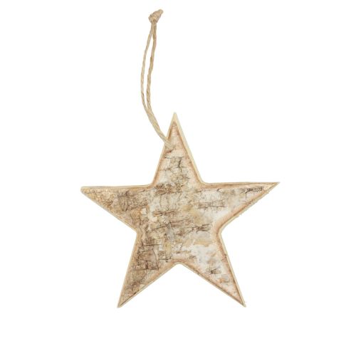 Floristik24 Wooden stars decorative decorative hanger rustic decorative wood Ø15cm