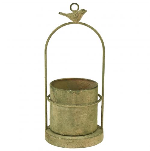 Hanging pot flower pot for hanging green vintage Ø10.5cm