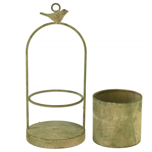 Product Hanging pot flower pot for hanging green vintage Ø10.5cm