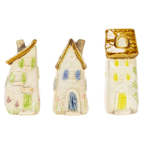 Product Ceramic home decoration for indoors and flower pots. Ideal gift. 10cm, 3 pieces.