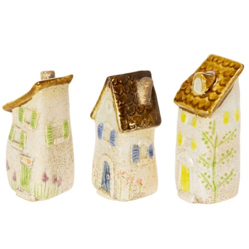 Product Ceramic home decoration for indoors and flower pots. Ideal gift. 10cm, 3 pieces.