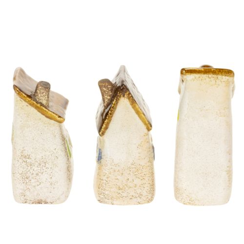 Product Ceramic home decoration for indoors and flower pots. Ideal gift. 10cm, 3 pieces.