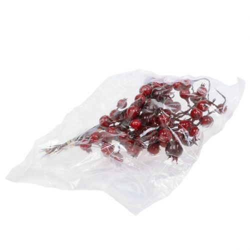 Floristik24 Artificial Rosehip Branch 21cm 6pcs