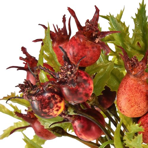 Product Rosehip Decoration Red Rosehip Branches Artificial 48cm 3pcs