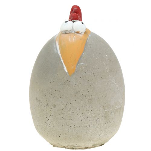 Floristik24 Decoration figure cock concrete 12cm 3pcs