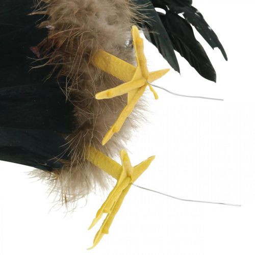 Floristik24 Decorative rooster with feathers Easter decoration figure farm rooster 36cm