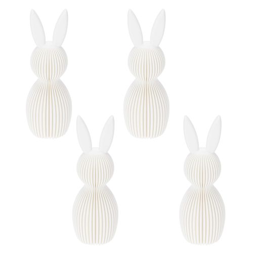 Product Bunny decorative figurine for modern Easter home decoration, 11cm, 4 pieces