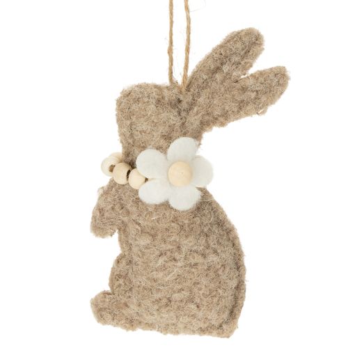 Floristik24 Easter bunny hanging decoration, ideal decorative accessory for window decoration, 14cm, 8 pieces