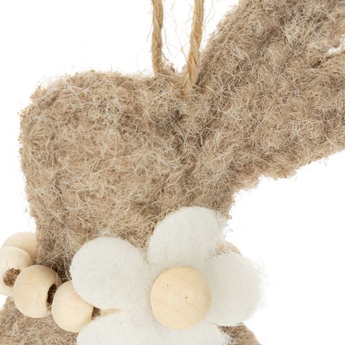 Product Easter bunny hanging decoration, ideal decorative accessory for window decoration, 14cm, 8 pieces