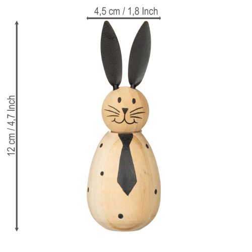 Product Decorative rabbit with a simple design for springtime living room accents, 12cm, 2 pieces