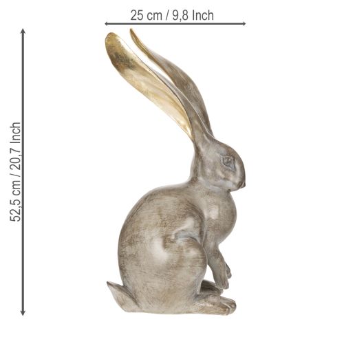 Product Decorative rabbit figurine for stylish spring and Easter decoration, 52cm