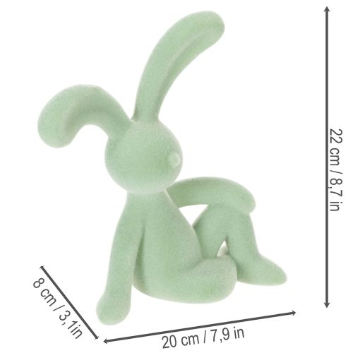 Product Easter bunny decorative figure for stylish home decoration and Easter, 22cm, 2 pieces