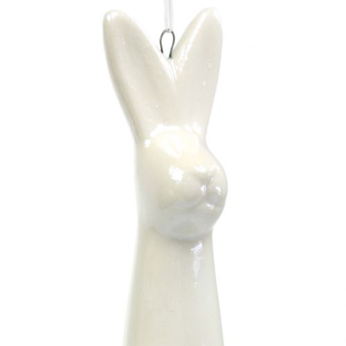 Floristik24 Bunny to hang white 10cm 6pcs