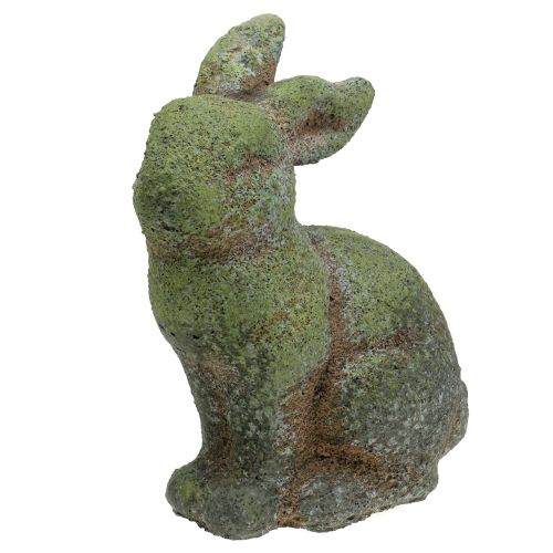 Floristik24 Garden figurine rabbit mossed 20cm x 13cm H25cm