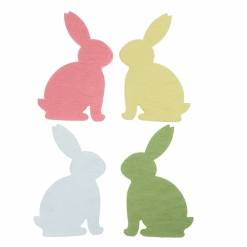 Floristik24 Scattered decoration Easter bunny wood 5.2cm 40pcs