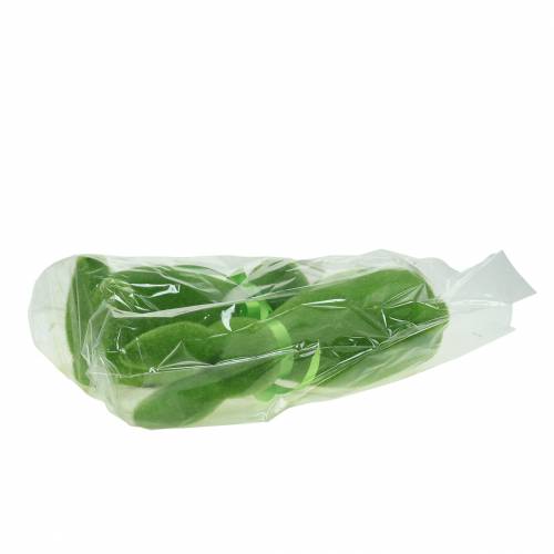 Floristik24 Bunny flocked green 30cm 2pcs