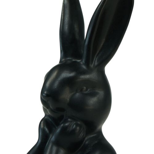 Product Rabbit thinking rabbit bust black 7×6×15cm