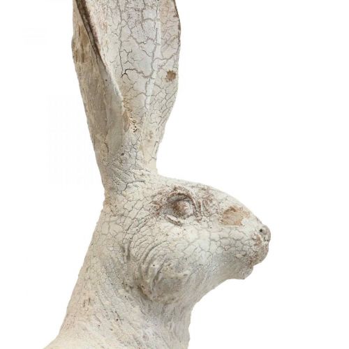 Floristik24 Decorative rabbit sitting shabby chic spring decoration H25cm 2pcs
