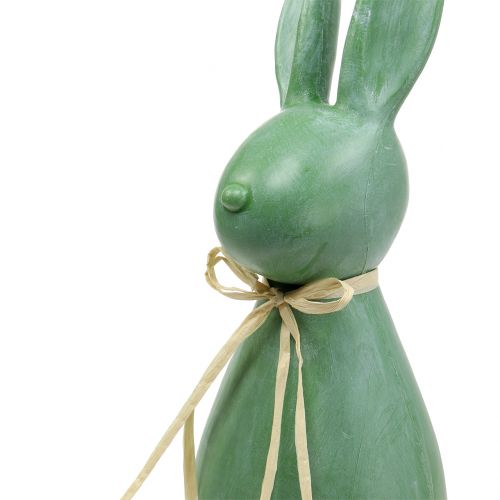 Product Easter bunnies green H29cm 2pcs