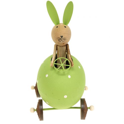 Floristik24 Rabbit in the egg car 15cm x 8cm x 7,5cm 3pcs