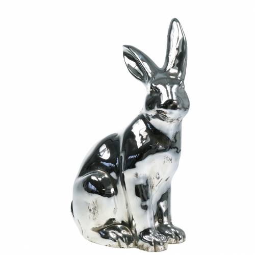 Floristik24 Bunny silver antique H35cm