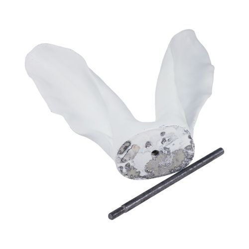 Floristik24 Rabbit decoration rabbit ears decoration white artificial stone 24×22×29cm