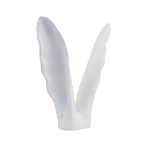 Floristik24 Rabbit decoration rabbit ears decoration white artificial stone 24×22×29cm