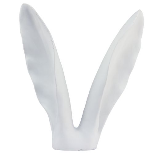 Floristik24 Rabbit decoration rabbit ears white artificial stone 31×9.5×41cm