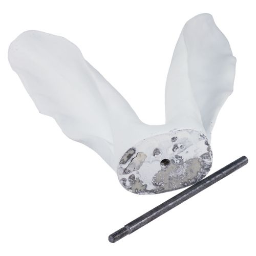 Floristik24 Rabbit decoration rabbit ears white artificial stone 31×9.5×41cm