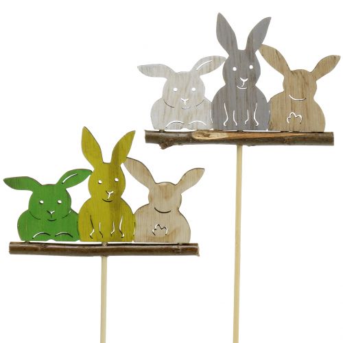 Floristik24 Deco plug Hase H37cm 8pcs