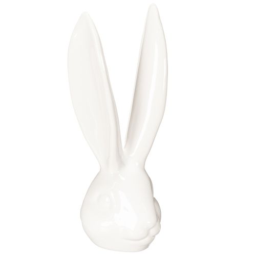 Decorative figurine of a rabbit's head for stylish Easter decoration in modern living areas, 22cm