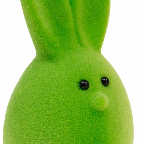 Product Easter egg mix with ears, flocked bunny eggs, Easter decoration colorful 6 pieces
