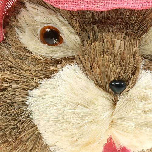 Floristik24 Easter Decoration Bunny Head for Hanging Straw H51cm