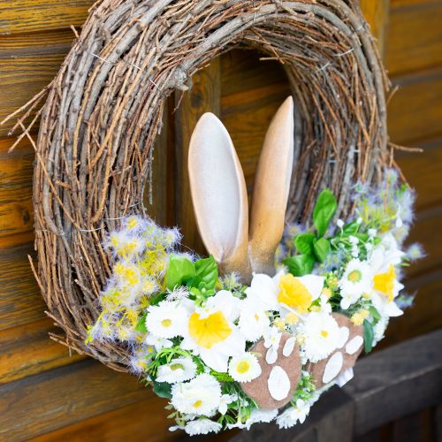Product Easter decorations, bunny ears, nostalgic garden stakes for garden beautification at Easter, 35cm, 2 pieces