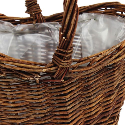 Product Handle basket oval nature 22cm
