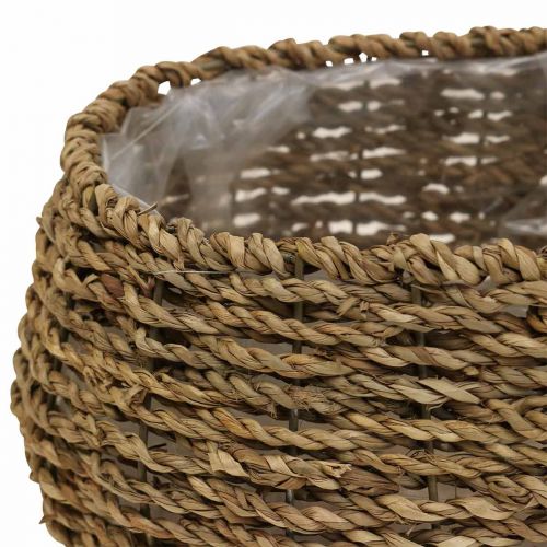 Product Plant basket with handle basket flower basket L23/35cm set of 2