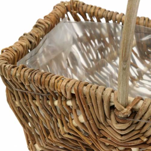 Product Handle basket rectangular nature 34×26/29×20/24×15cm set of 3