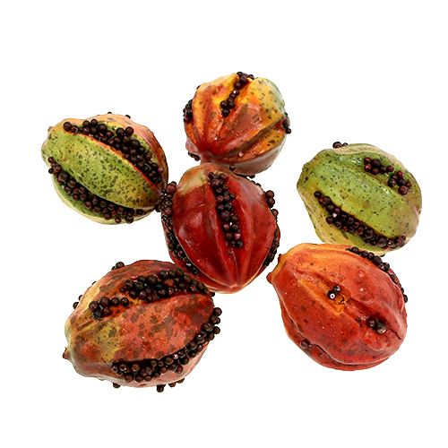 Floristik24 Autumn fruits 3.5cm red, brown 24pcs