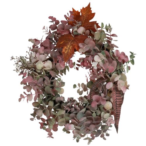 Floristik24 Door wreath eucalyptus eucalyptus wreath artificial autumn Ø35cm