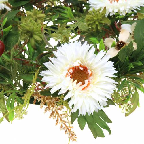 Product Autumn wreath chrysanthemum white Ø30cm
