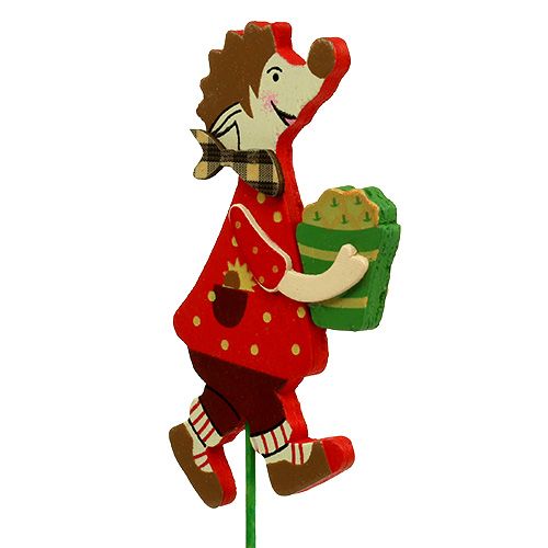 Floristik24 Autumn plug hedgehog with cake 12pcs