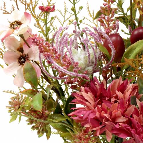 Floristik24 Bouquet of flowers autumn fuchsia 40cm